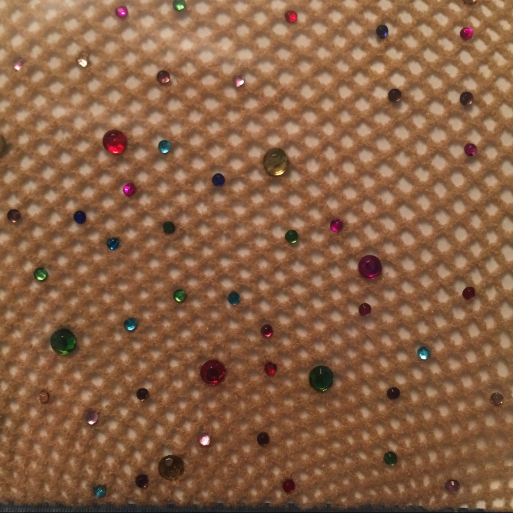 Beautiful Sparkling Rainbow Rhinestone Pantyhose - Picture 4 of 4